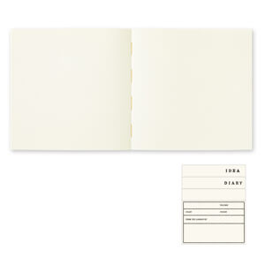 Midori MD Paper Notebook Thick A5 Square Blank